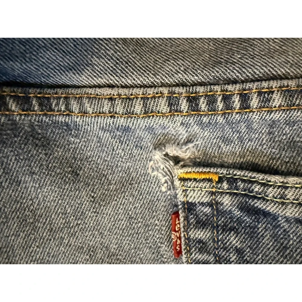 Levi's 550 Relaxed Fit Jeans Mens 50x34 Blue Medium Wash Red Tab Denim